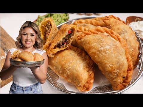 Golden, Buttery, and FLAKY — The Ultimate GROUND BEEF EMPANADAS Recipe!! 