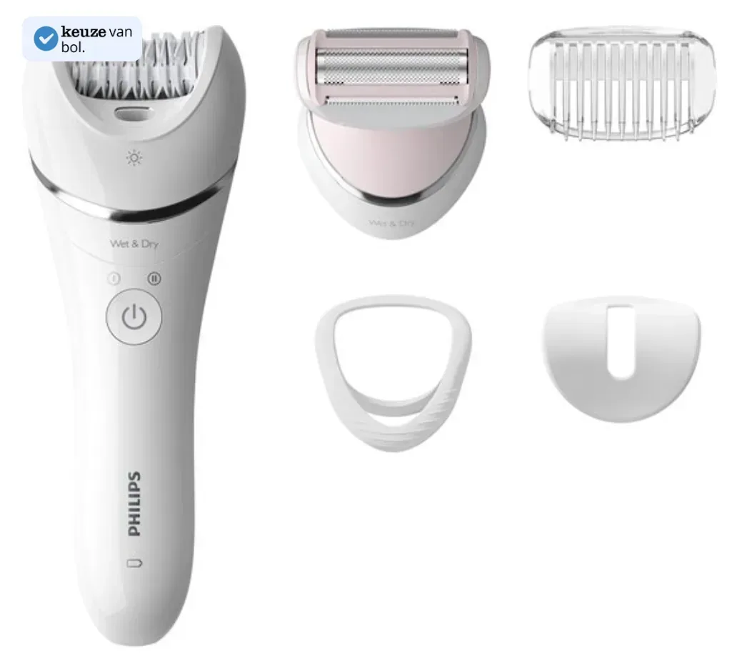 Philips Series 8000 BRE710/00 - Wet & Dry - Epilator